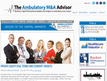 Tablet Screenshot of ambulatoryadvisor.com